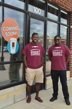 Milwaukee natives Keith Washington and Curtis Grace have a Biggby Coffee location in Franklin and they're working to open one in Cudahy and another in downtown Milwaukee.